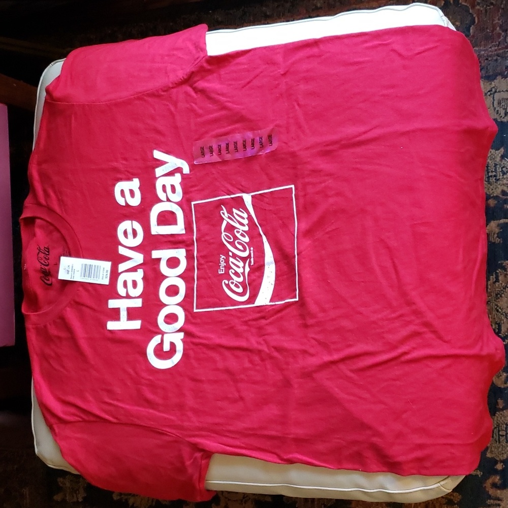 Coca-Cola tee L cotton red
